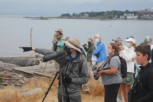 Tourists on a Bird Watching Safari in Lake Bunyonyi